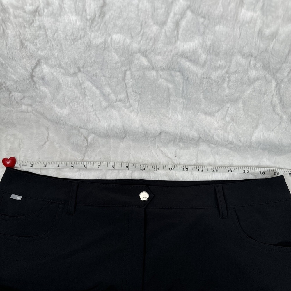 Nivo Womens Black Golf Skort Athletic Skirt with Pockets and Built-in Shorts - Picture 16 of 16